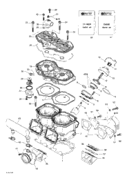 Cylinder, Exhaust Manifold, Reed Valve