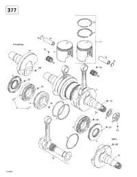 Crankshaft And Pistons (377)