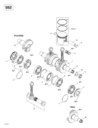 Crankshaft And Pistons (552)