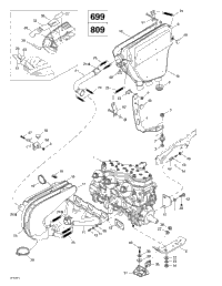 Engine Support And Muffler
