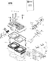 Cylinder And Exhaust Manifold 670