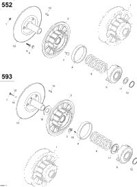 Driven Pulley 550