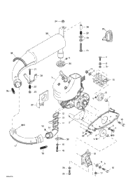 Engine Support And Muffler