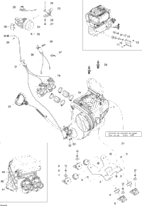 Engine System, Summit 550F