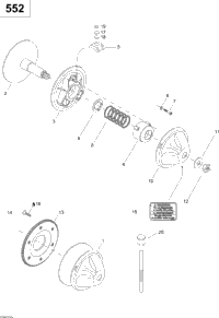 Drive Pulley 550