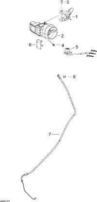 Throttle Handle And Housing