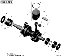 Crankshaft And Pistons - All Models