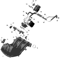 Rotax - Air Intake Manifold And Throttle Body