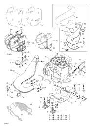 Engine Support And Muffler