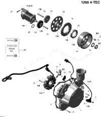 Magneto And Electric Starter