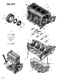 Crankcase - 900 Ace