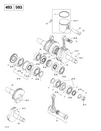 Crankshaft And Pistons (493)