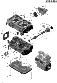 Crankcase And Water Pump (Summit)