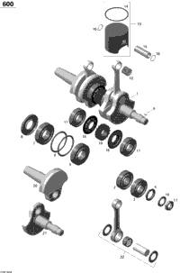 Crankshaft And Pistons