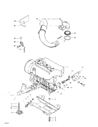 Engine Support And Muffler