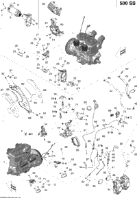 Engine And Engine Support 500Ss
