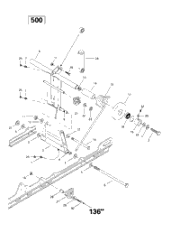 Rear Arm, Rear Suspension 136”