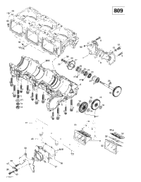 Crankcase, Reed Valve, Water Pump
