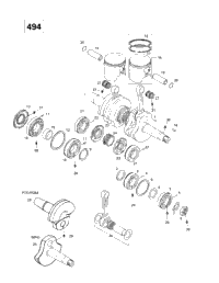 Crankshaft And Pistons (494)