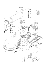 Engine Support And Muffler