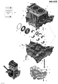 Crankcase - 600 Ace