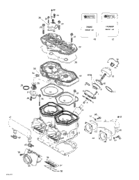 Cylinder, Exhaust Manifold
