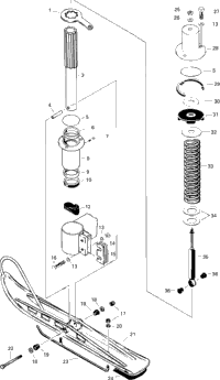 Front Suspension And Ski
