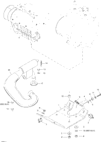 Engine And Engine Support, 600Suv