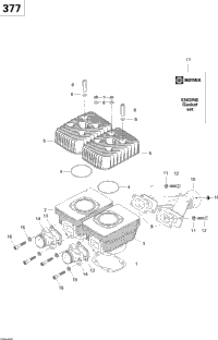 Cylinder, Exhaust Manifold (380F)