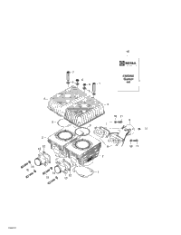 Cylinder, Exhaust Manifold