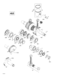 Crankshaft And Pistons (453)