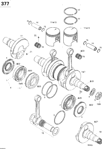 Crankshaft And Pistons 377