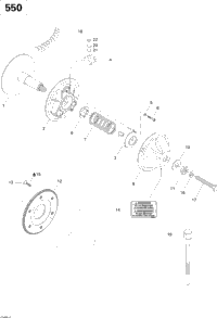 Drive Pulley 550