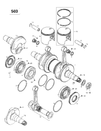 Crankshaft And Pistons (503)