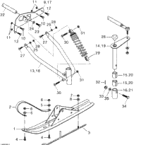 Front Suspension And Ski