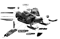 Decals Renegade - 850E-Tec - Package X