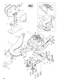 Engine Support And Muffler (453)
