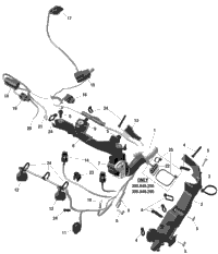 Electric - Engine Harness - 850 E-Tec