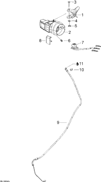 Throttle Handle And Housing