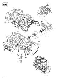 Crankcase, Water Pump And Oil Pump 2