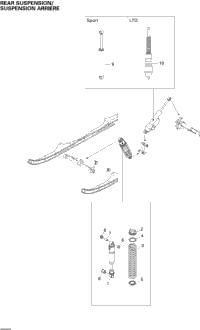 Rear Suspension Shocks Sport