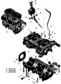 Crankcase - 598 Rs