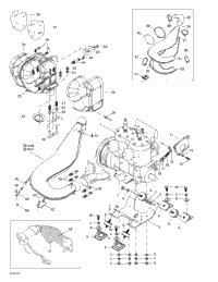 Engine Support And Muffler
