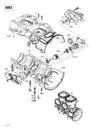 Crankcase, Water Pump And Oil Pump 2