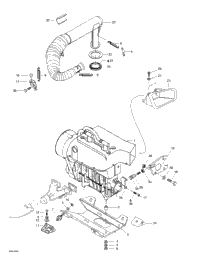 Engine Support And Muffler