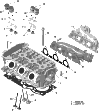 Cylinder Head And Exhaust Manifold 900 Ace