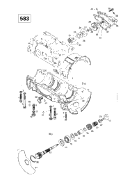 Crankcase, Rotary Valve, Water Pump (583)