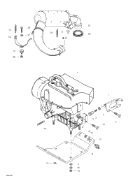 Engine Support And Muffler