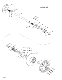 Driven Pulley (Touring Sle)