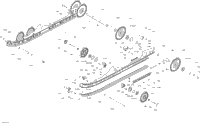 Rear Suspension Mxz X - 600R Etec - Iron Dog - Inferior